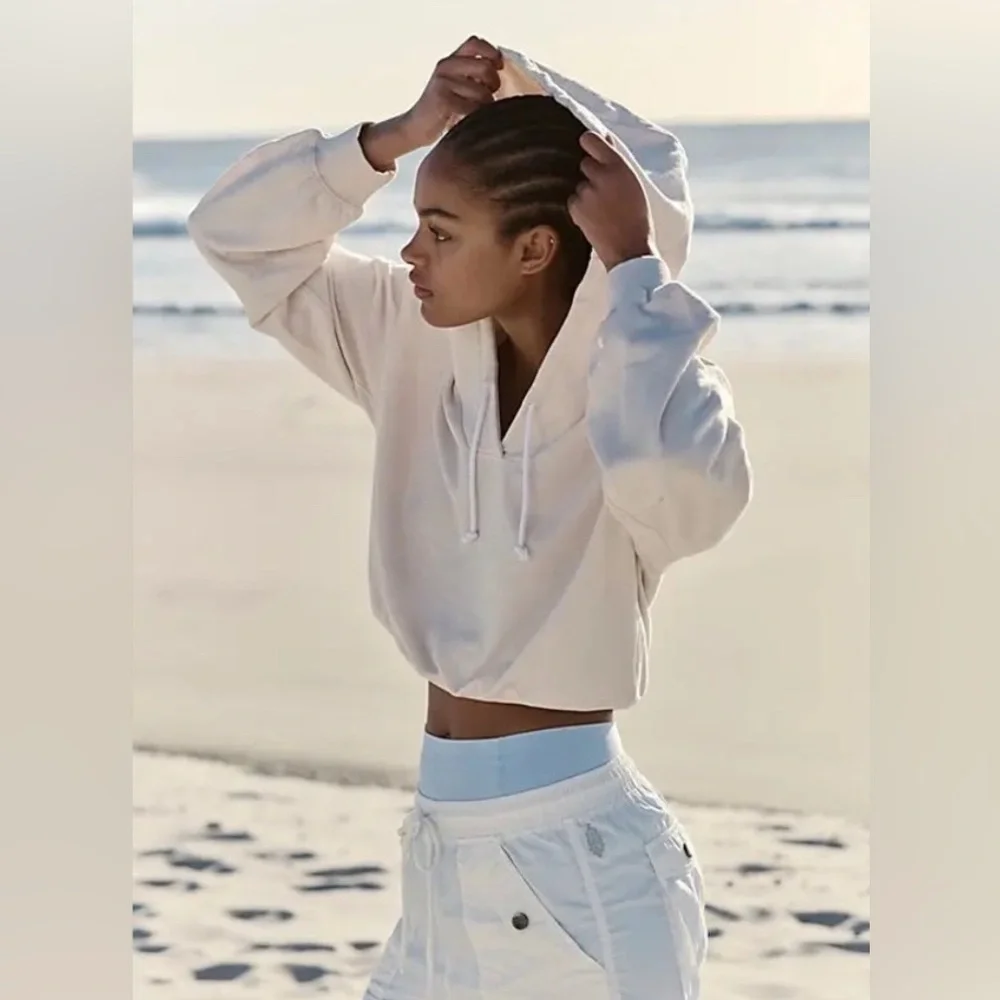 Free People Movement Playbook hoodie. NWT. Tofu - Picture 5 of 5
